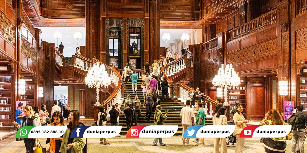 Mall Terbesar di Dunia - Perpustakaan di Iran Mall