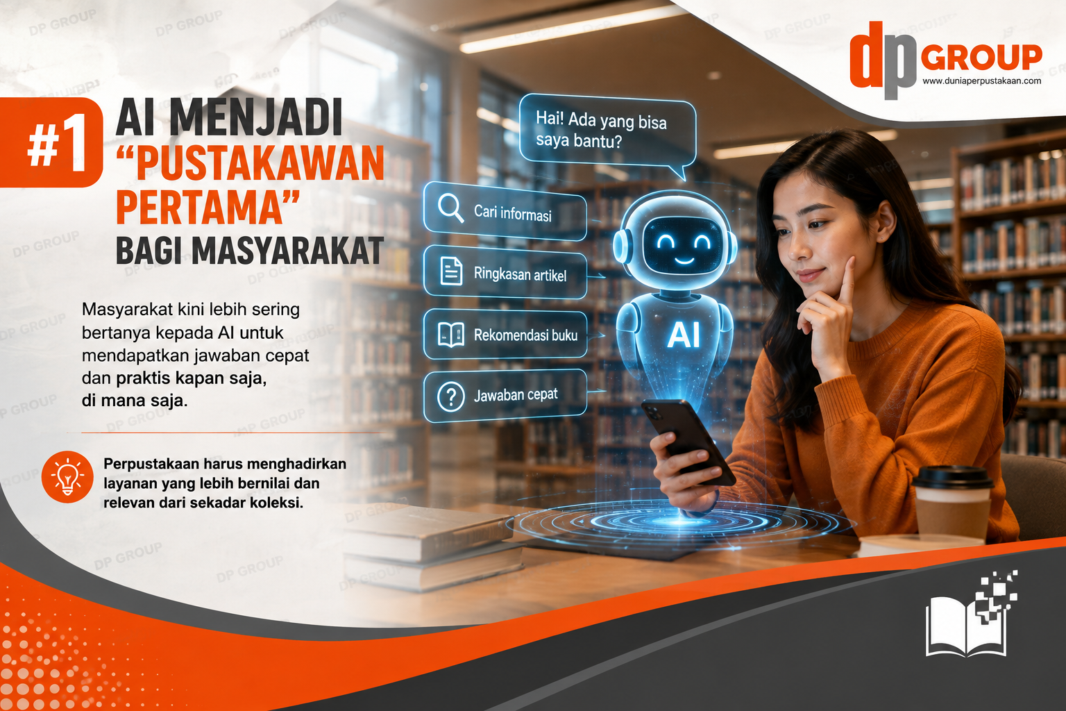 AI Menjadi "Pustakawan Pertama" bagi Masyarakat